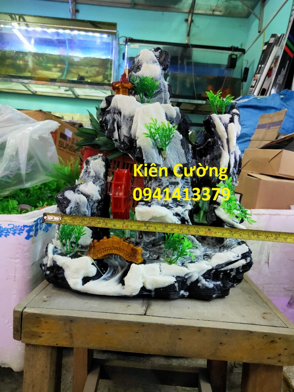 Mô Hình Núi - Hòn non Bộ - Trang Trí Bể cá (Mẫu 27)