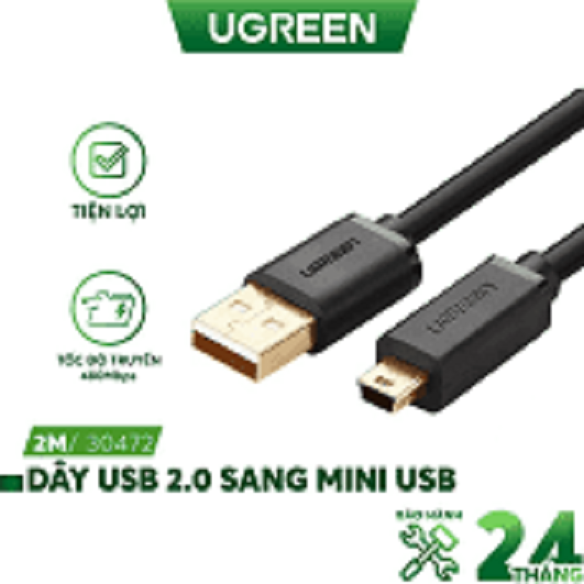 Cáp miniusb ugreen 10385 - hàng chính hãng