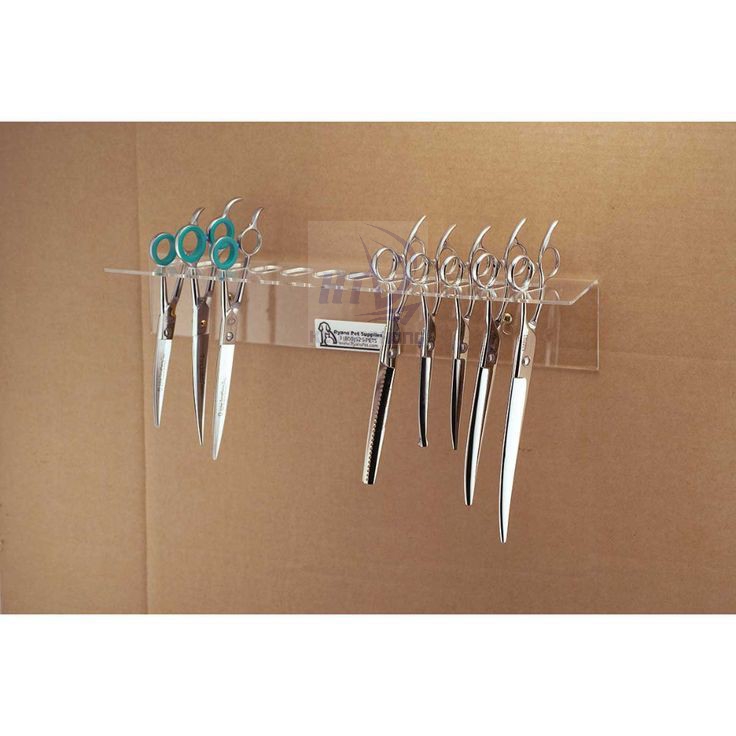 Kệ để kéo cắt tóc bằng mica