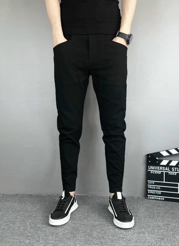 [HCM]QUẦN JOGE NAM MÀU ĐEN CHẤT KAKI CO GIÃN NHẸ THỜI TRANG CAO CẤP LỊCH LÃM THỎ TÂY SHOP94 QK05
