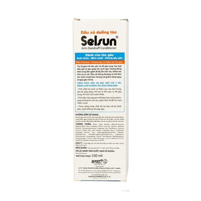 Dầu Xả Dưỡng Tóc SELSUN Chai 100ml