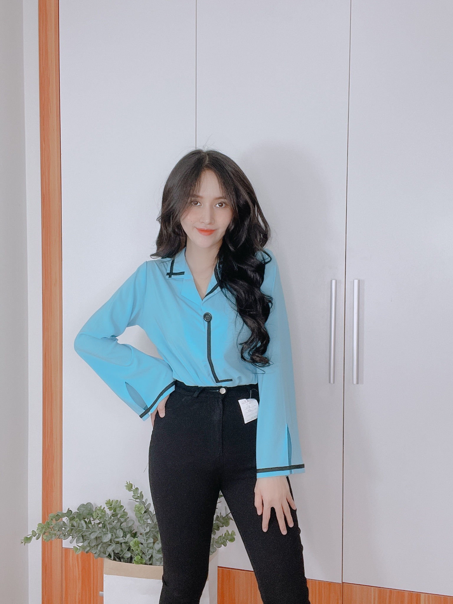 [HCM]Áo sơ mi nữ ?? -?? Áo sơ mi nữ công sở dạng kiểu viền A3