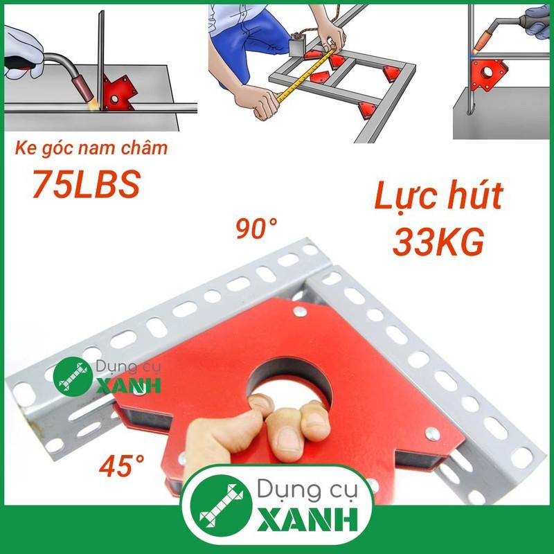 Bộ 4 Ke góc nam châm 33kg ke goc nam cham