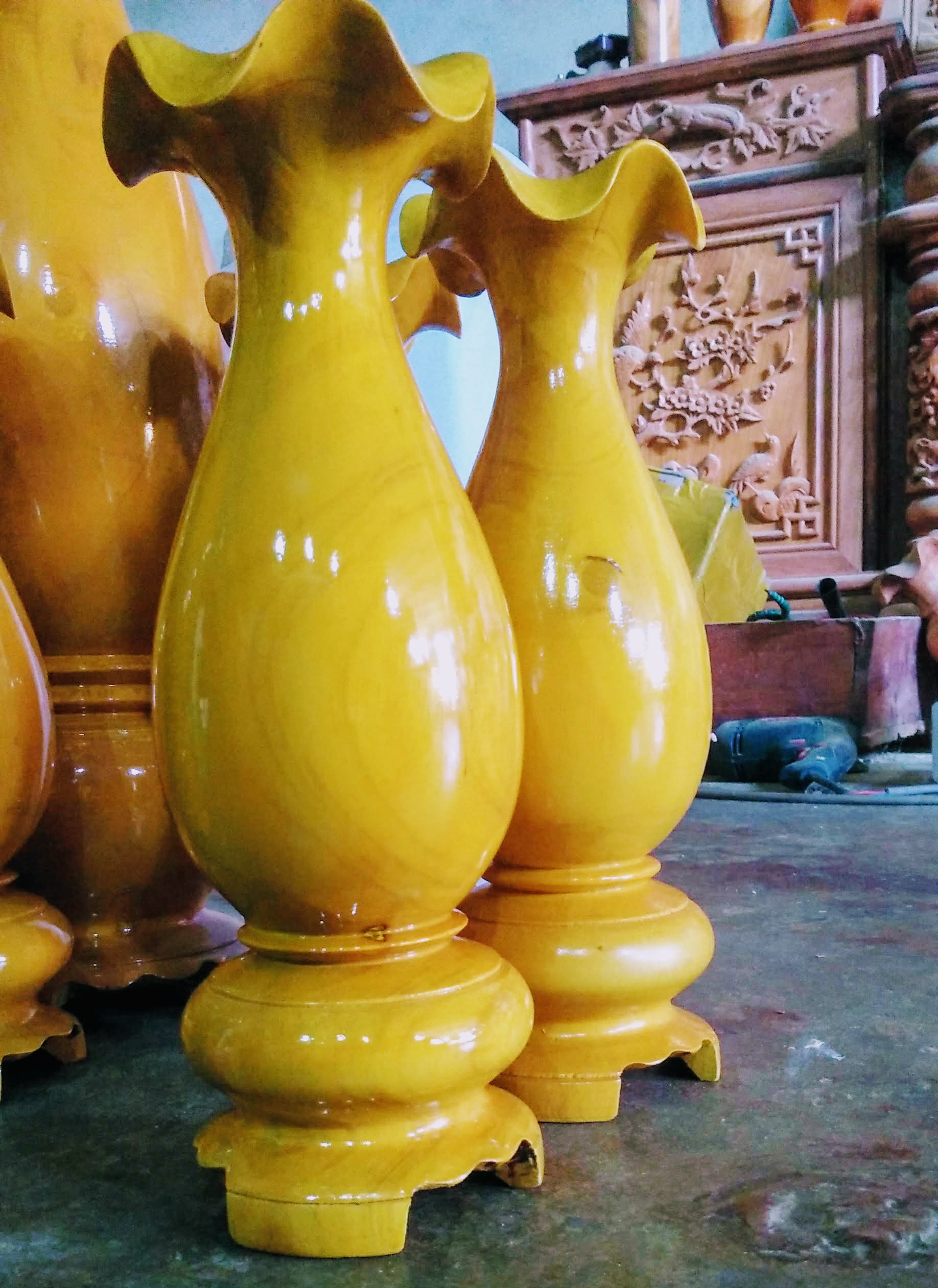 lục bình gỗ 30cm