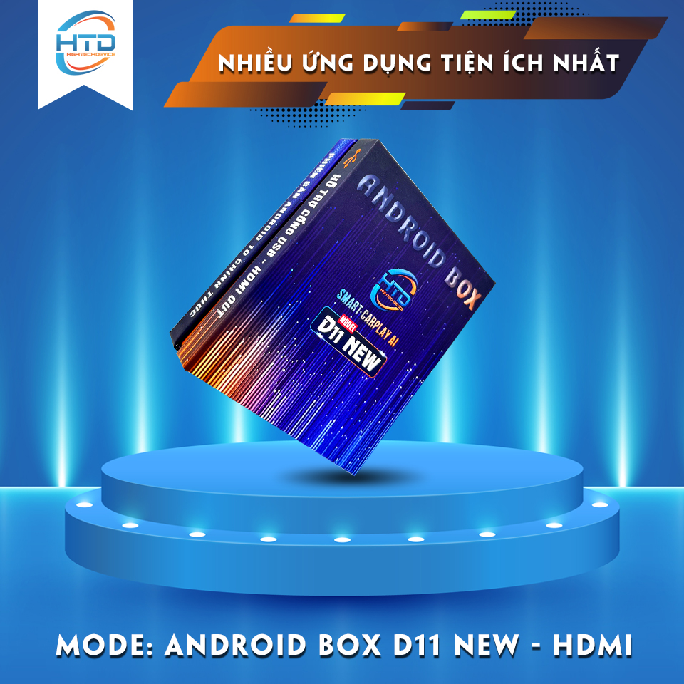 HTD Android box ô tô D11 New - Android 10 - HDMI