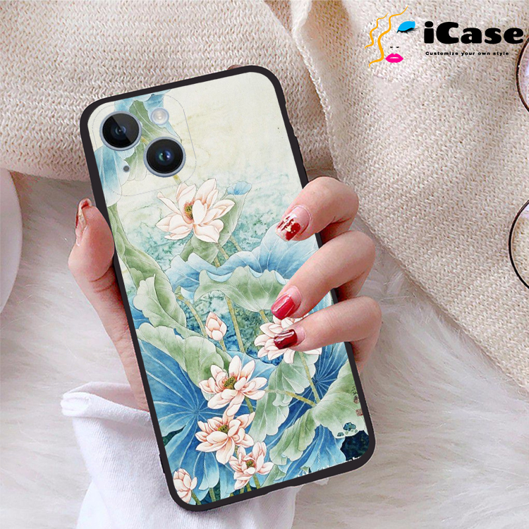Ốp lưng iPhone 14 viền dẻo TPU BST Sen