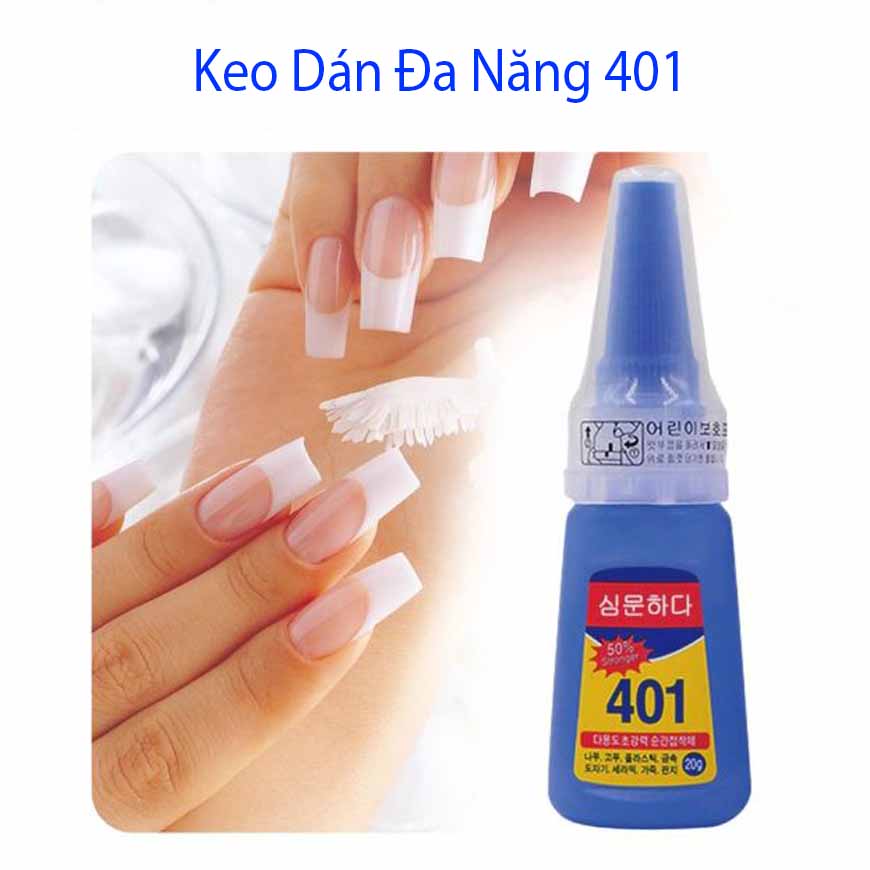 Keo 401 loctite hàn quốc 20g giá tốt - keo dán móng đa năng dính siêu chắc siêu bền