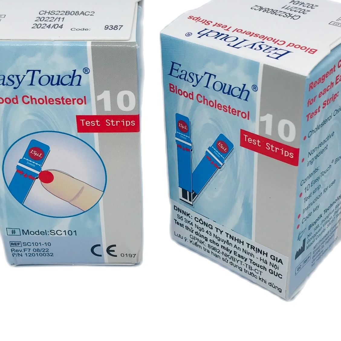 Que thử mỡ máu Easy touch (10 que )