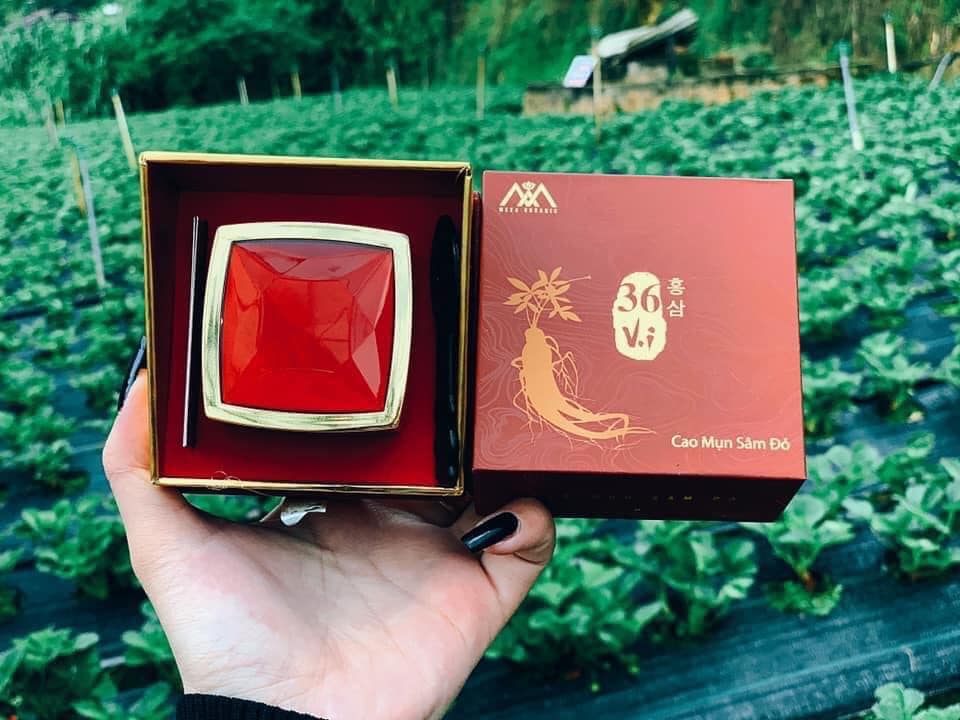 [HCM] (Mới) Cao Mụn Sâm Đỏ 36 Vị (Hộp 15g) Date Mới - Meea Organic