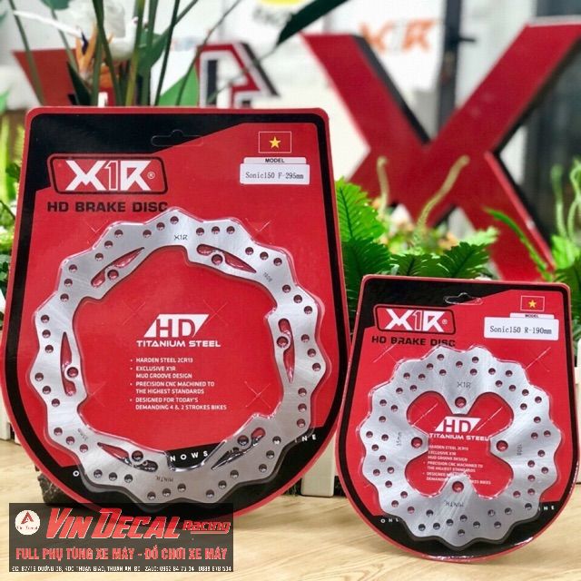 Cặp đĩa x1r lắp sonic 150 lắp như zin