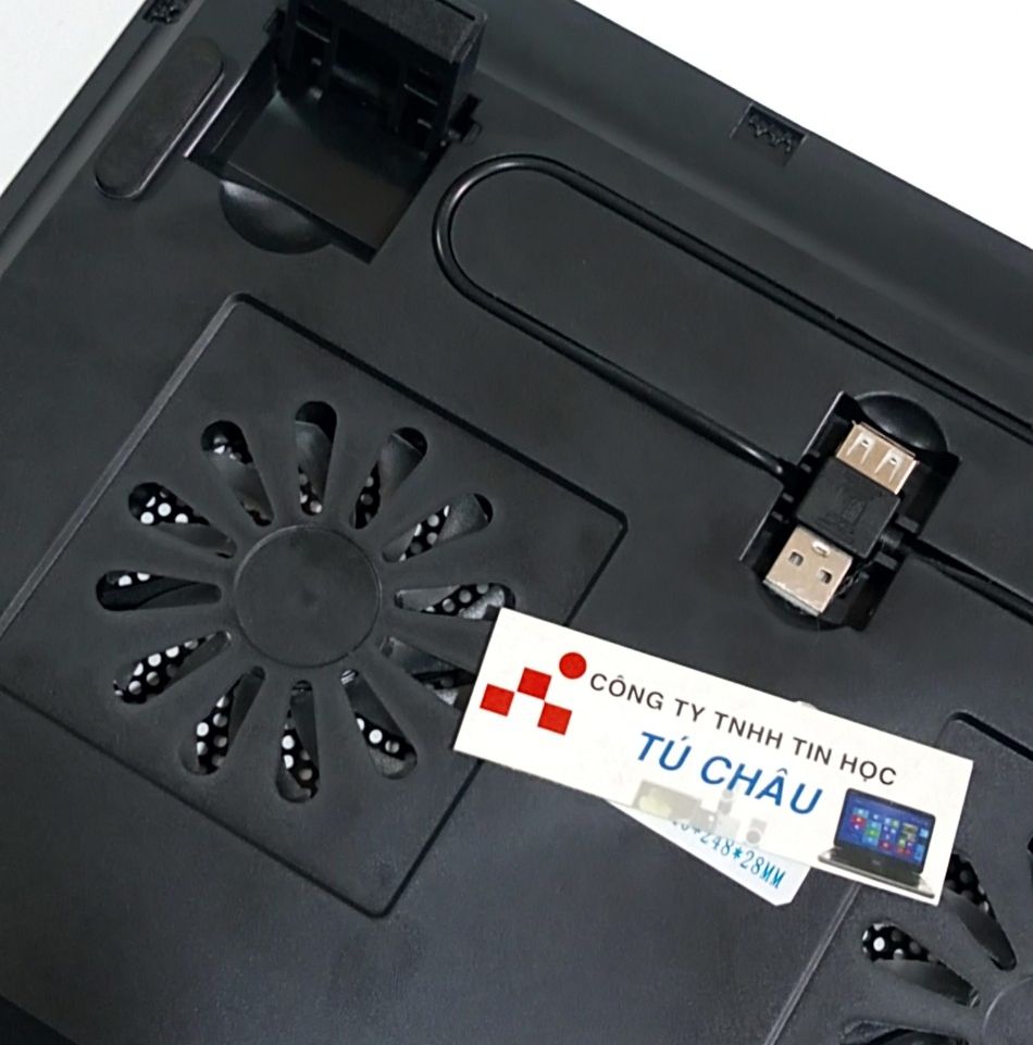 Đế Tản Nhiệt Notebook Cooler N23 - 2 Fan 8Cm