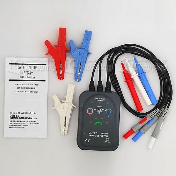 [HCM]Đồng hồ đo thứ tự pha DEREE DE-721