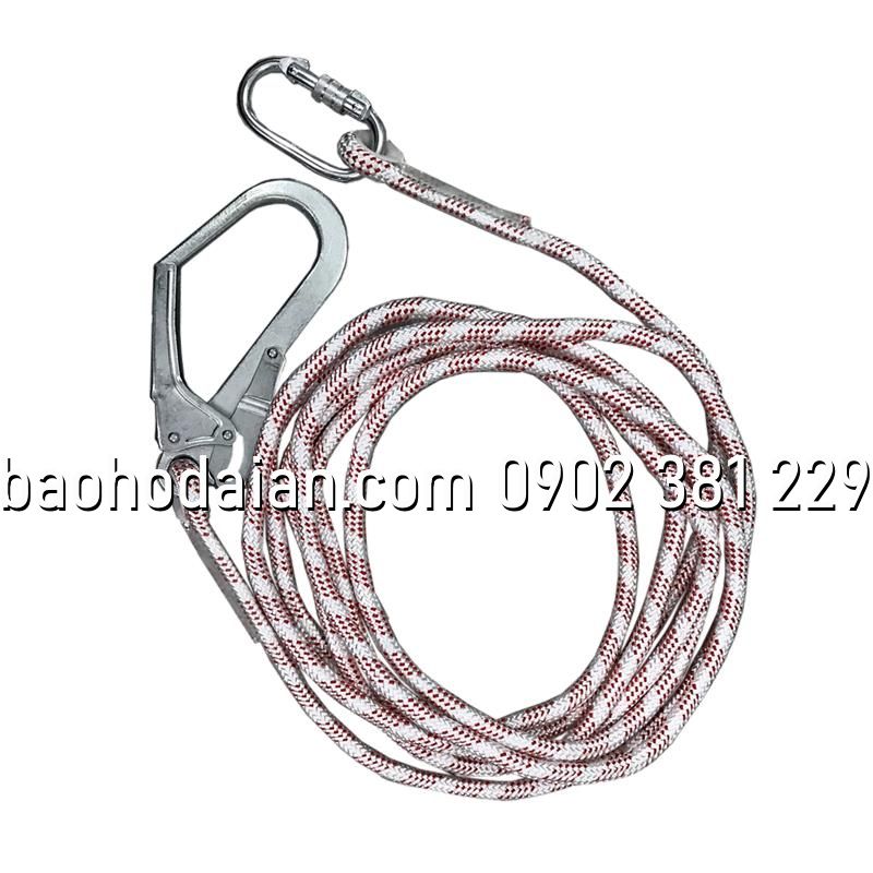 Dây cứu sinh leo cao khóa D móc sắt dây thừng