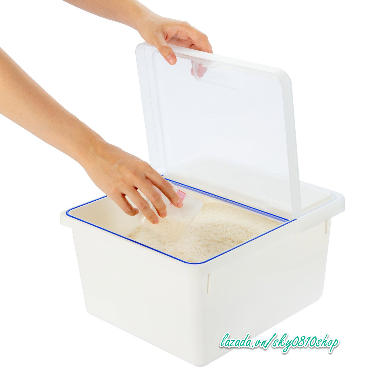 Thùng gạo cao cấp Inochi 12kg