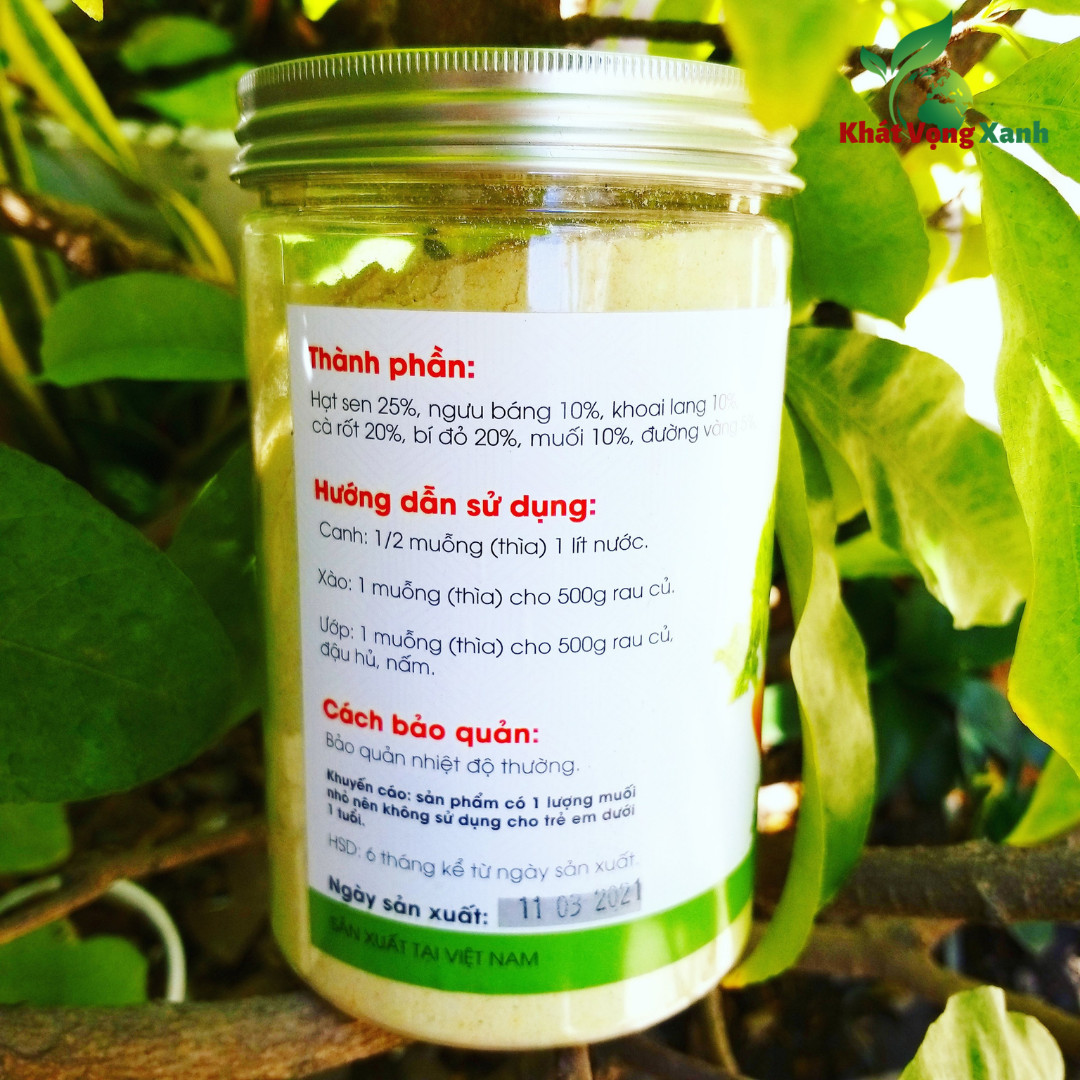 Bột nêm rau củ