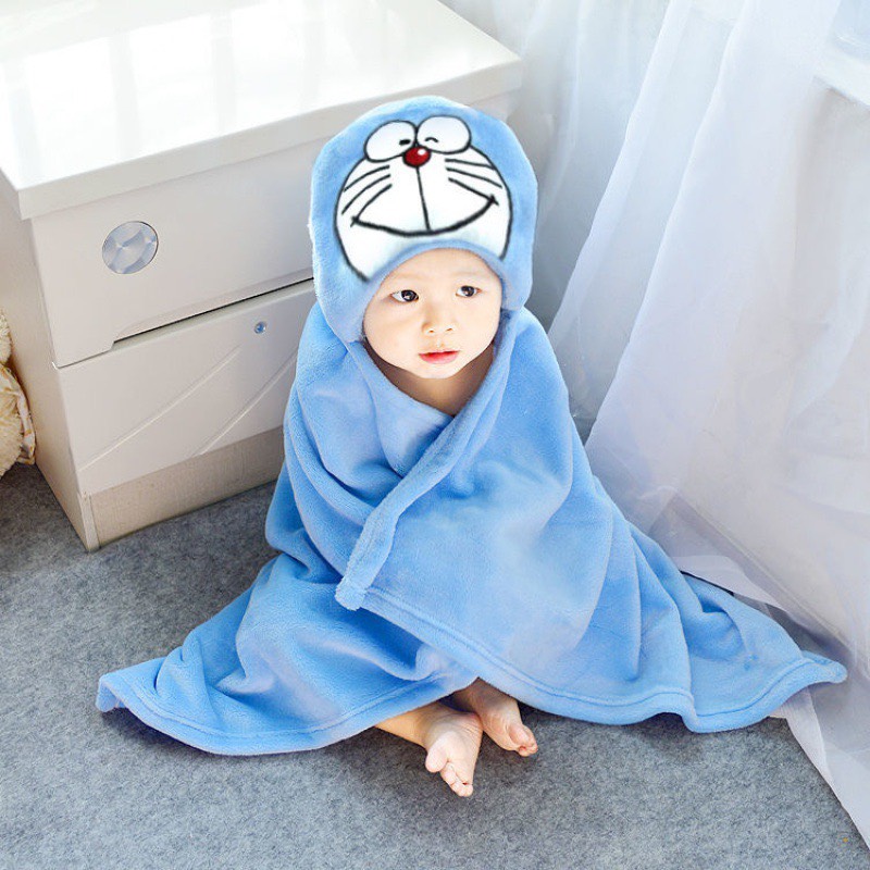 Chăn ủ thú bông cho bé ấm áp vào mùa đông
