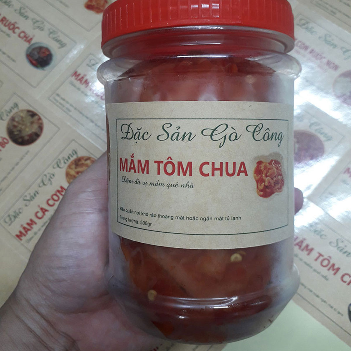 Combo 2 hủ mắm tôm chua Gò Công