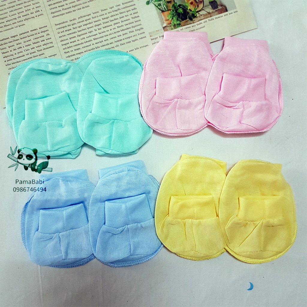 Bao tay chân sơ sinh Minh Triều (bao tay + bao chân)