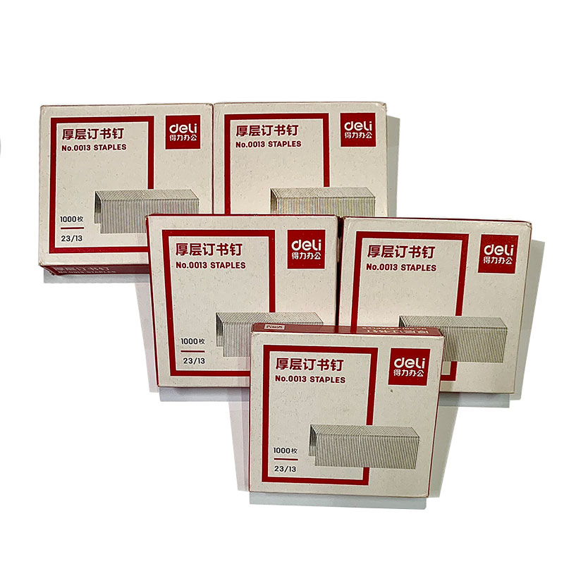 Đạn Ghim Deli 23/13 Kim Bấm Cho Máy Dập Ghim Cỡ Đại 100 Tờ, Ghim Dập Chất Lượng Không Gỉ Chuyên Văn Phòng Phẩm VP03