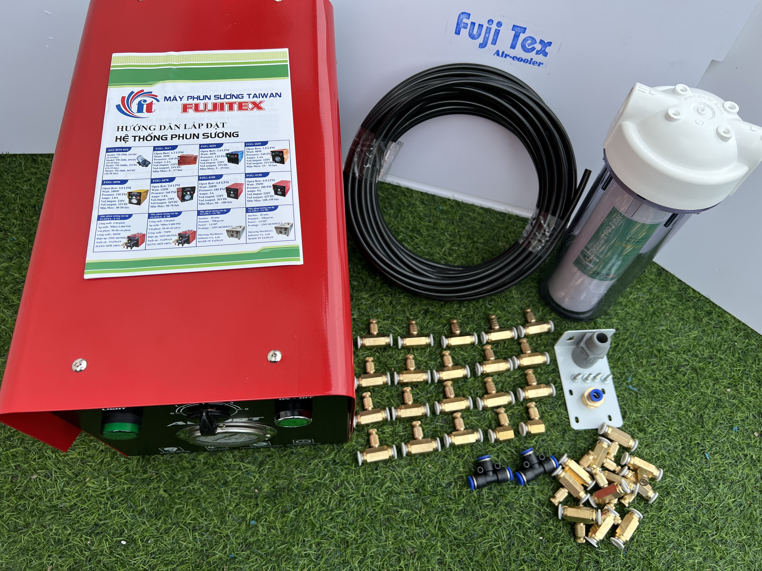 [COMBO] BỘ MÁY PHUN SƯƠNG 70 ĐẦU PHUN