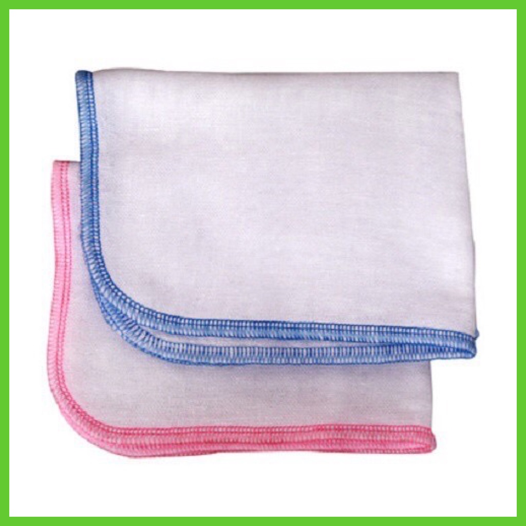 10 Khăn sữa trắng cho bé sơ sinh 2 lớp, 4 lớp