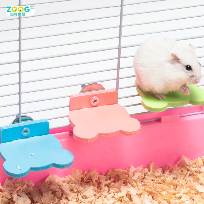 [Hoàn tiền 10%]Bậc gắn lồng Hamster (kèm ốc)