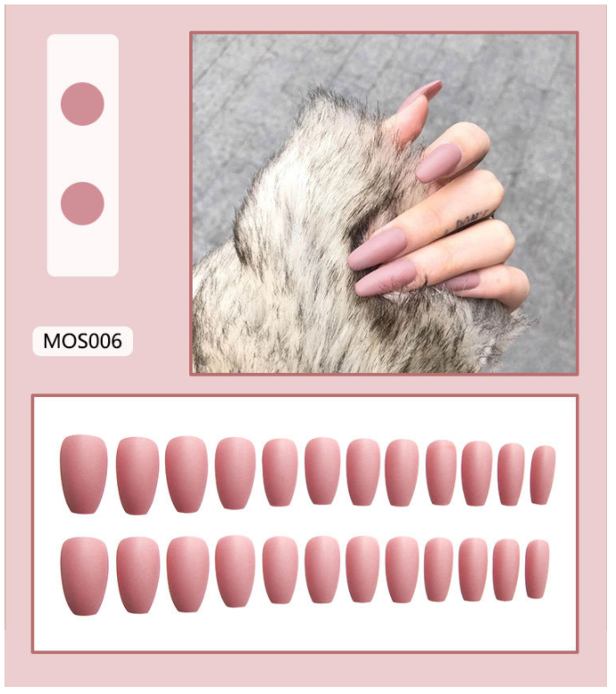 Bộ 24 móng tay giả làm nail đẹp MOS