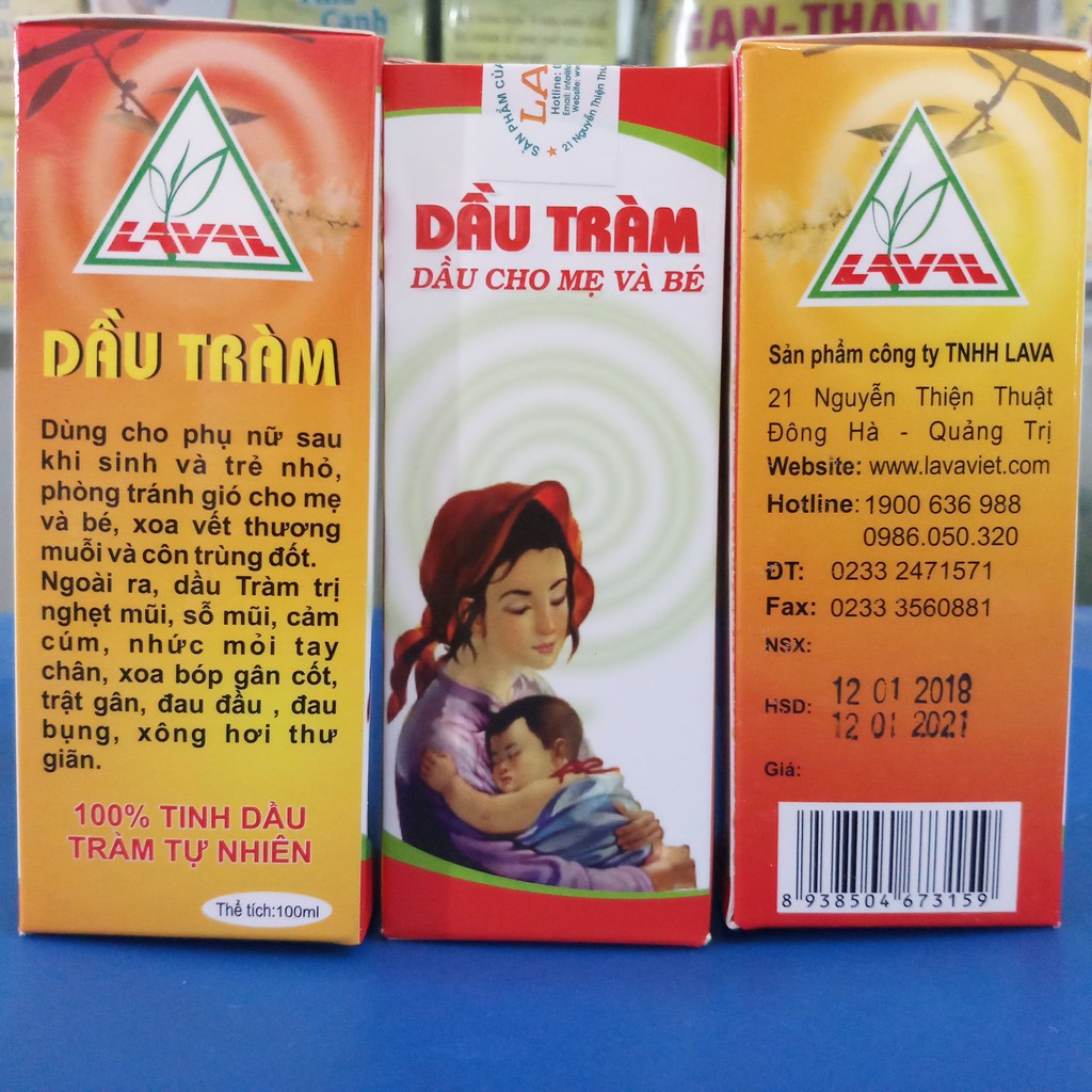 Tinh Dầu Tràm Lava Cho Mẹ Và Bé 100ml