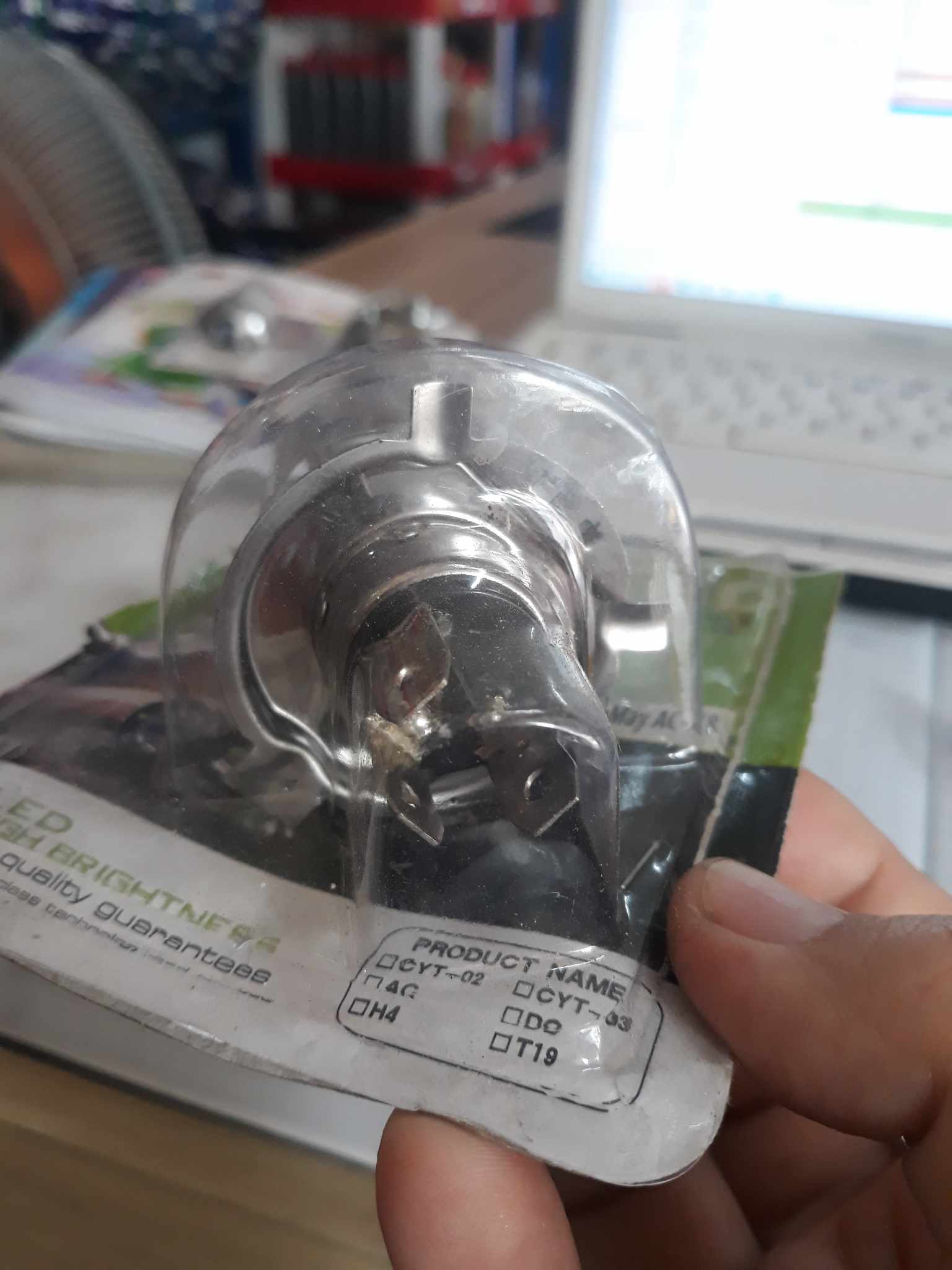 Đèn Led Gương Miện dành cho xe máy RS (3 chân)