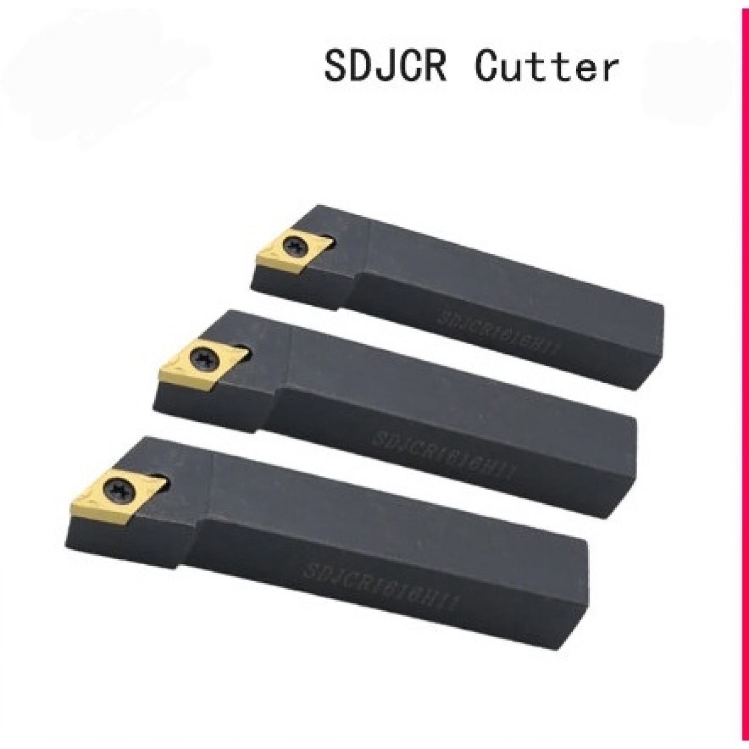 Cán dao tiện sdcjr/l. cán dao tiện ngoài vuông 1010, 1212, 1616, 2020, 2525 lắp chíp d07, d11