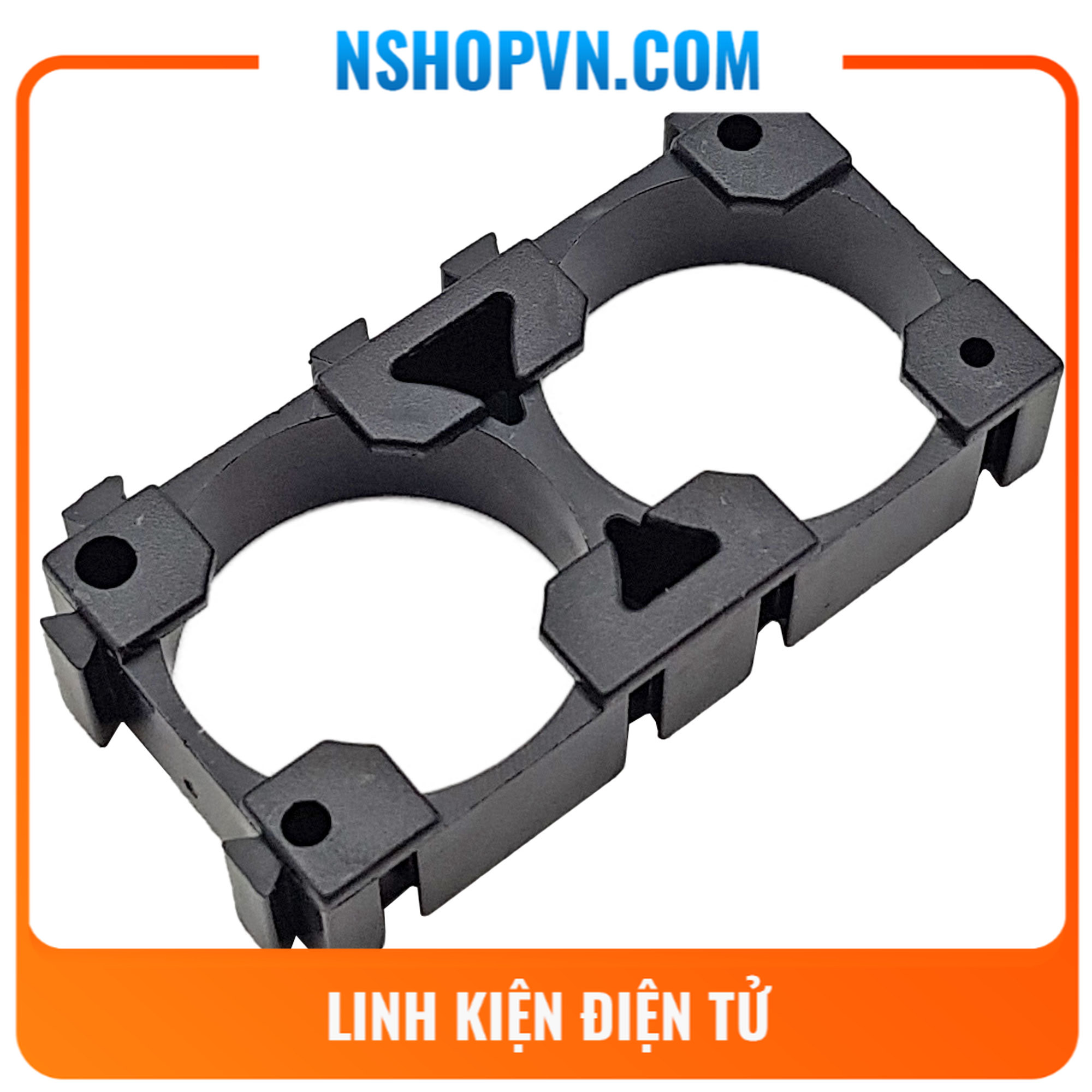 5 đế giữ pin 18650 2 cell