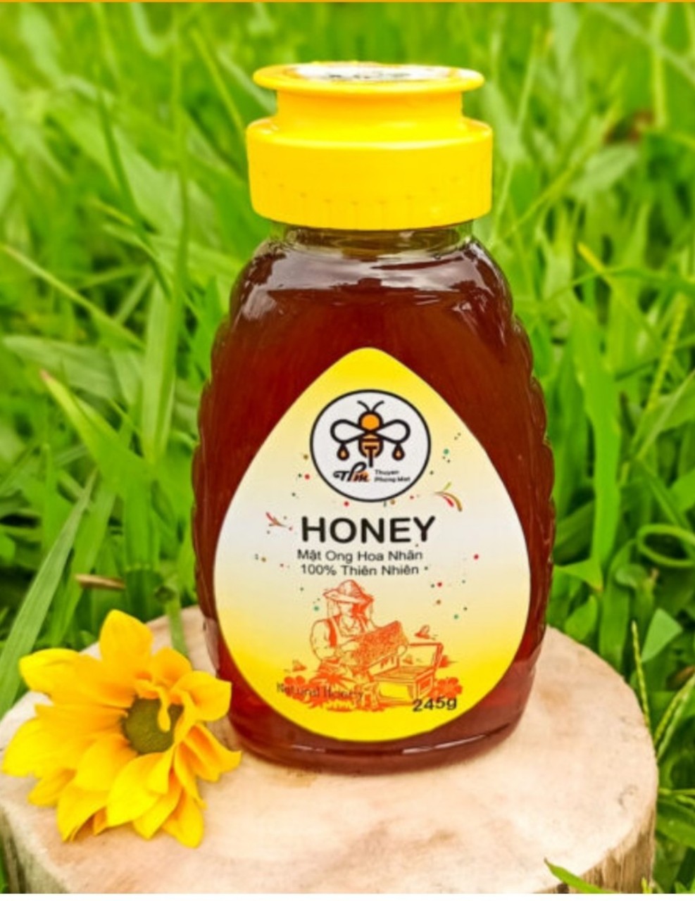 🍯 mật ong hoa nhãn 245g - thuyên phong mật 🐝