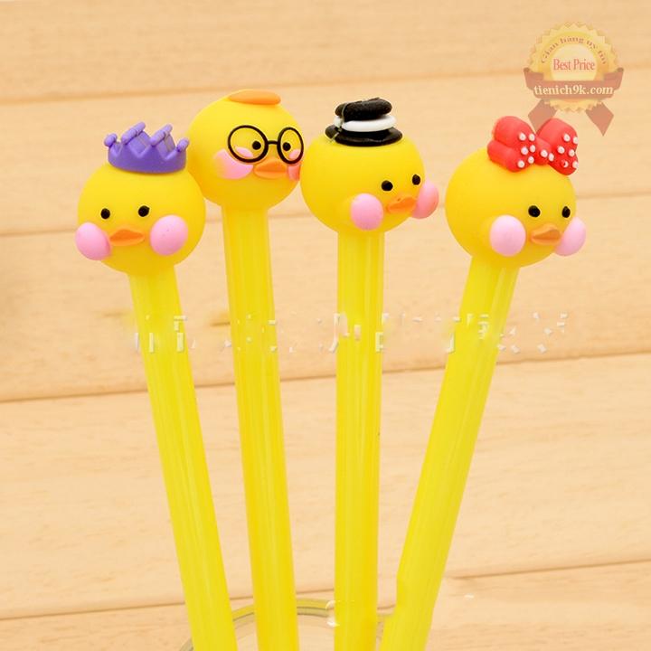 Combo 3 Bút gel nước vịt vàng dễ thương – bút cute