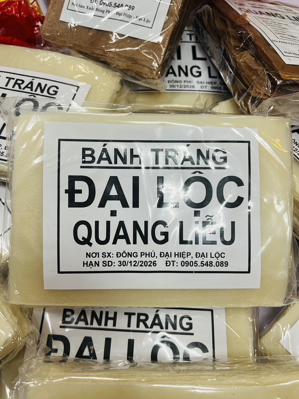 500g bánh tráng Đại Lộc 55 lá