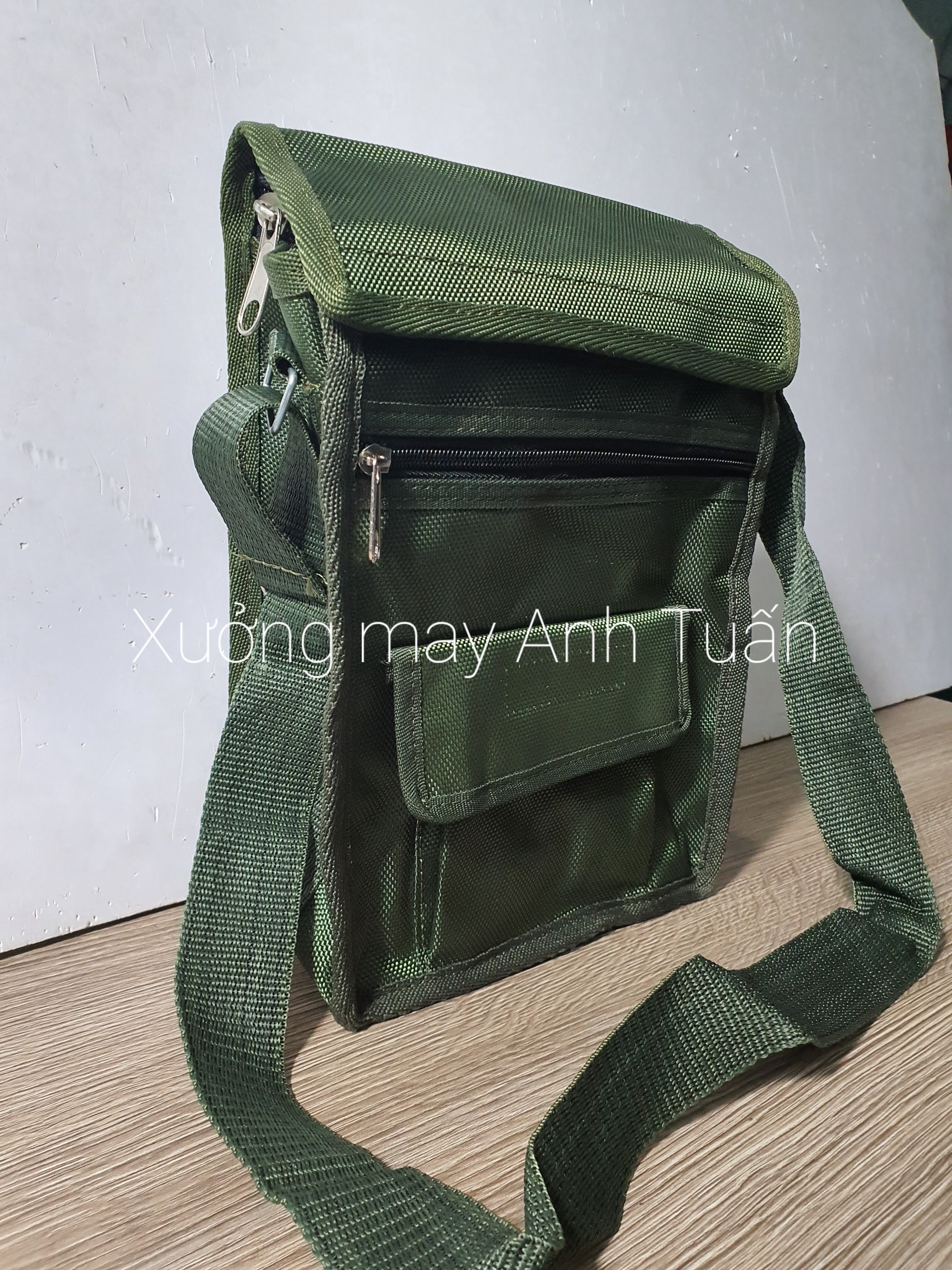 [HCM]Túi đồ nghề - Túi dán xanh lính cao cấp