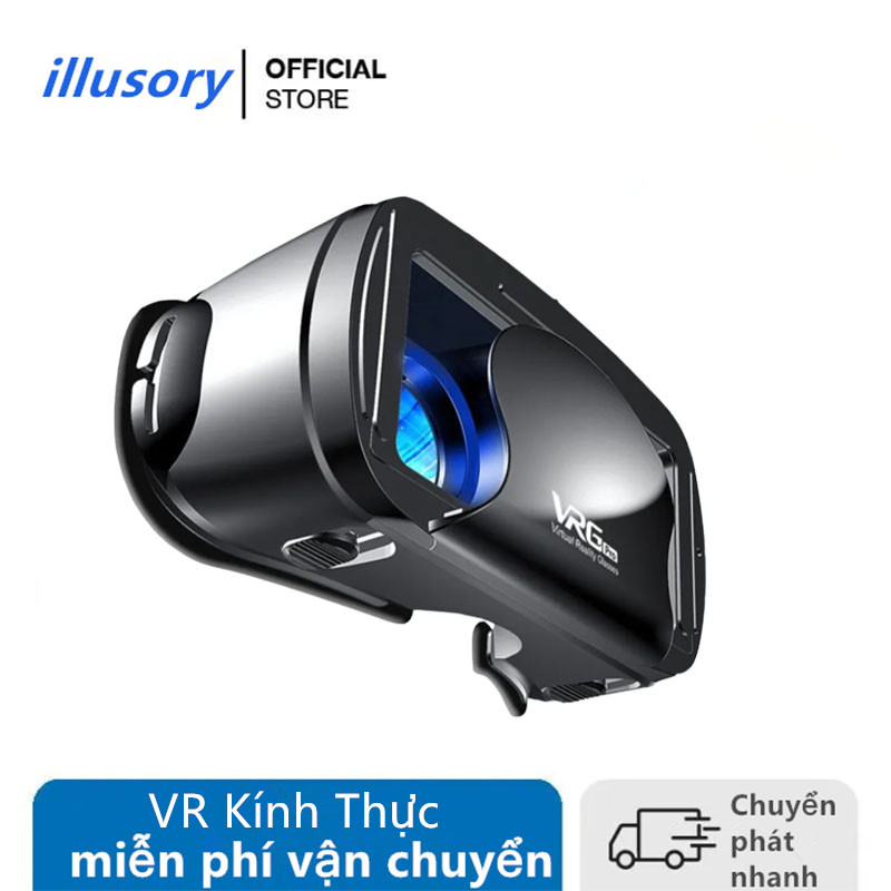 Vr kính thực tế ảo vrg pro 3d vr góc rộng 3.5 ~ 7 inch