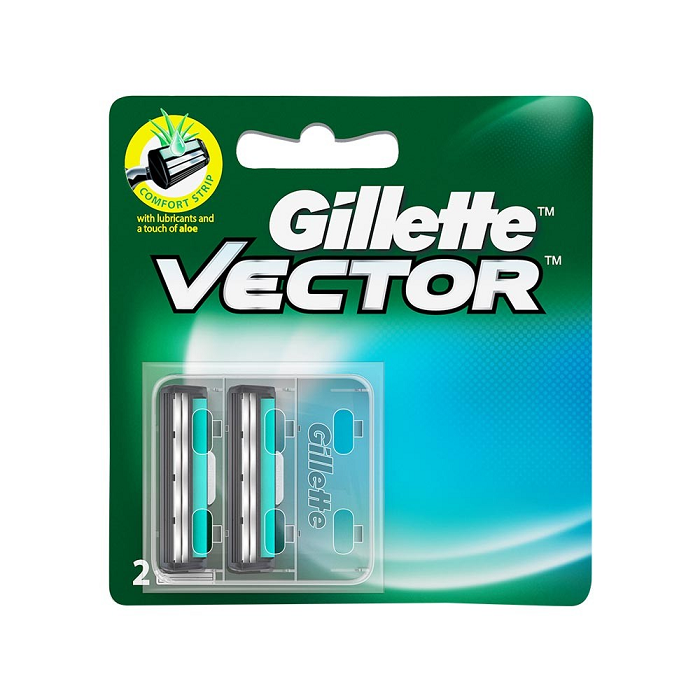 Bộ 2 Lưỡi Kép Gillette Vector