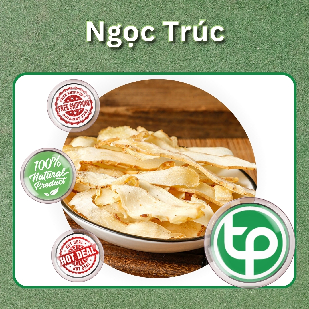 Ngọc trúc sấy khô túi lớn 500g - Thảo Dược Tấn Phát - Tốt cho hệ tiêu hóa và tim mạch