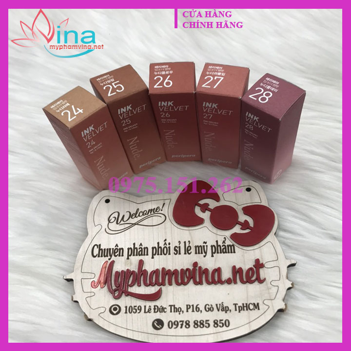 Son Kem Lì Peripera Ink Velvet Nude
