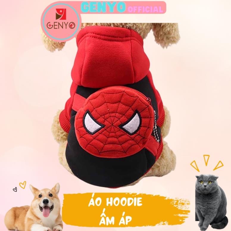 Áo cho chó mèo giá rẻ , áo hoá trang chó mèo - Áo 064 spider man