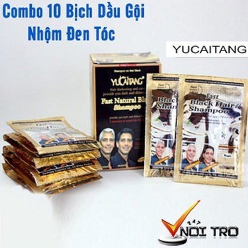 [HCM]COMBO 10 Bịch Dầu Gội Nhuộm Tóc Đen