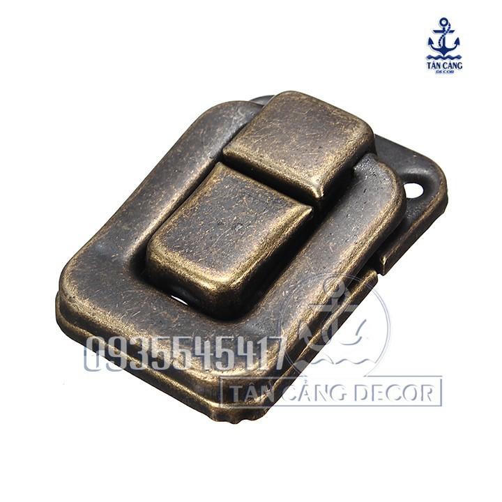 2 Khóa hộp Đơn Cổ điển size lớn 36 – KT:3.8cm