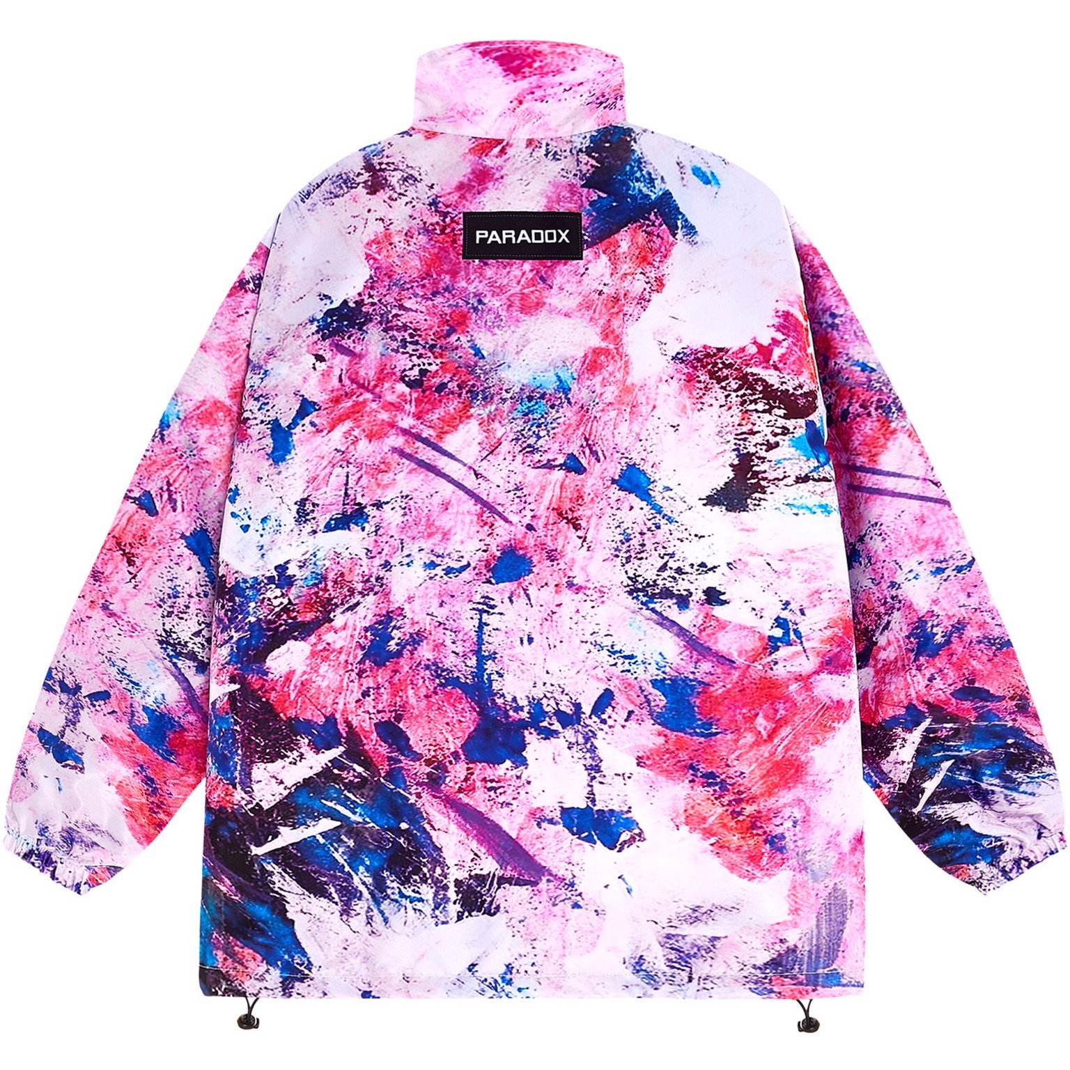 PARADOX Áo khoác dù dây kéo STAIN ZIP OVER-PRINTED JACKET