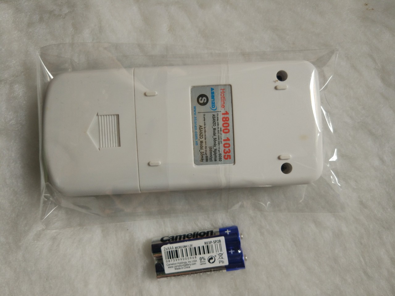 Điều Khiển Máy Lạnh Asanzo ( Hàng Zin Mới 85%)