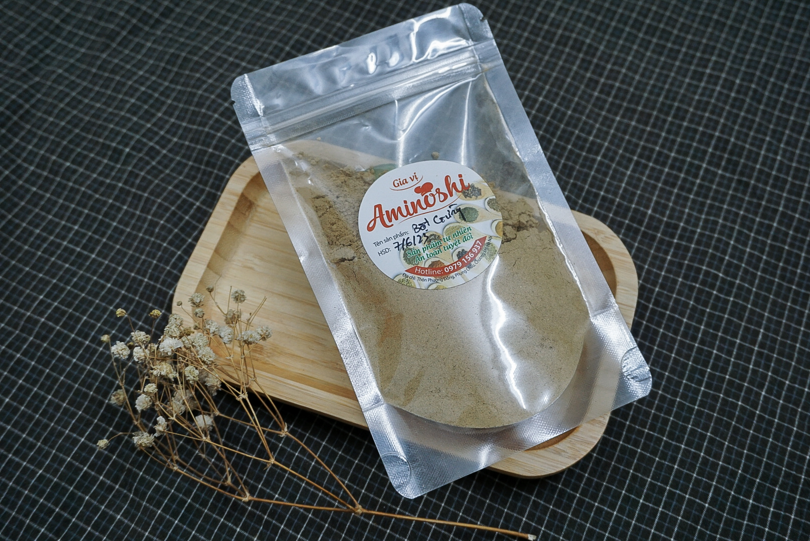 BỘT GỪNG NGUYÊN CHẤT  AMINOSHI -50G