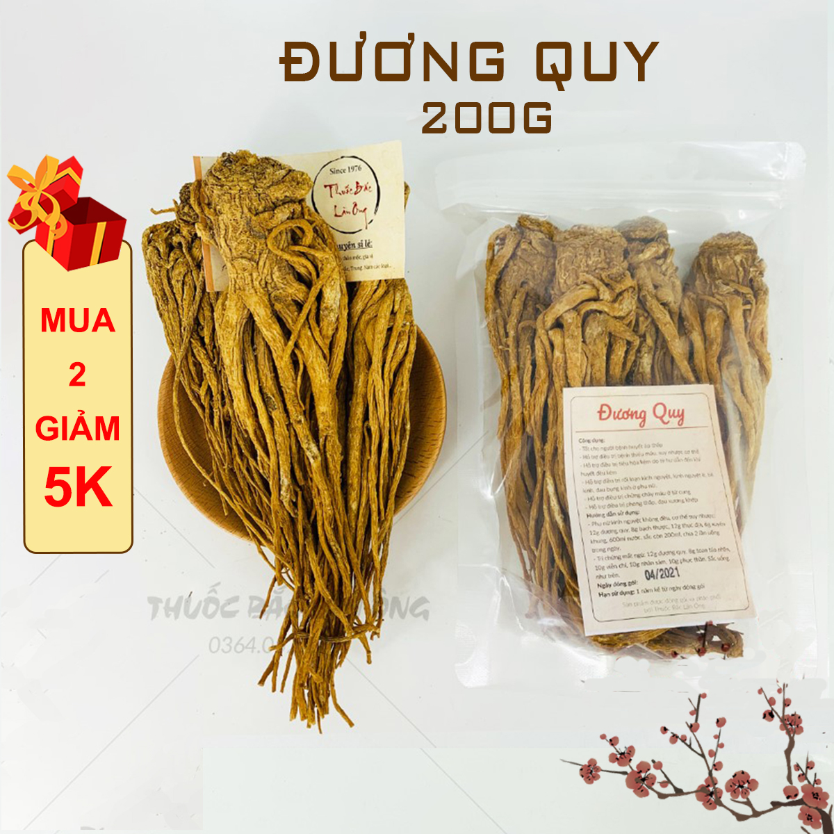 Đương quy 200g