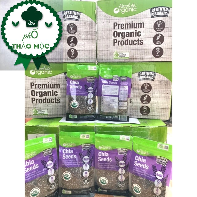 Hạt chia Tím nhập khẩu Từ Úc Date mới Hàng Chuẩn Gói 250gr
