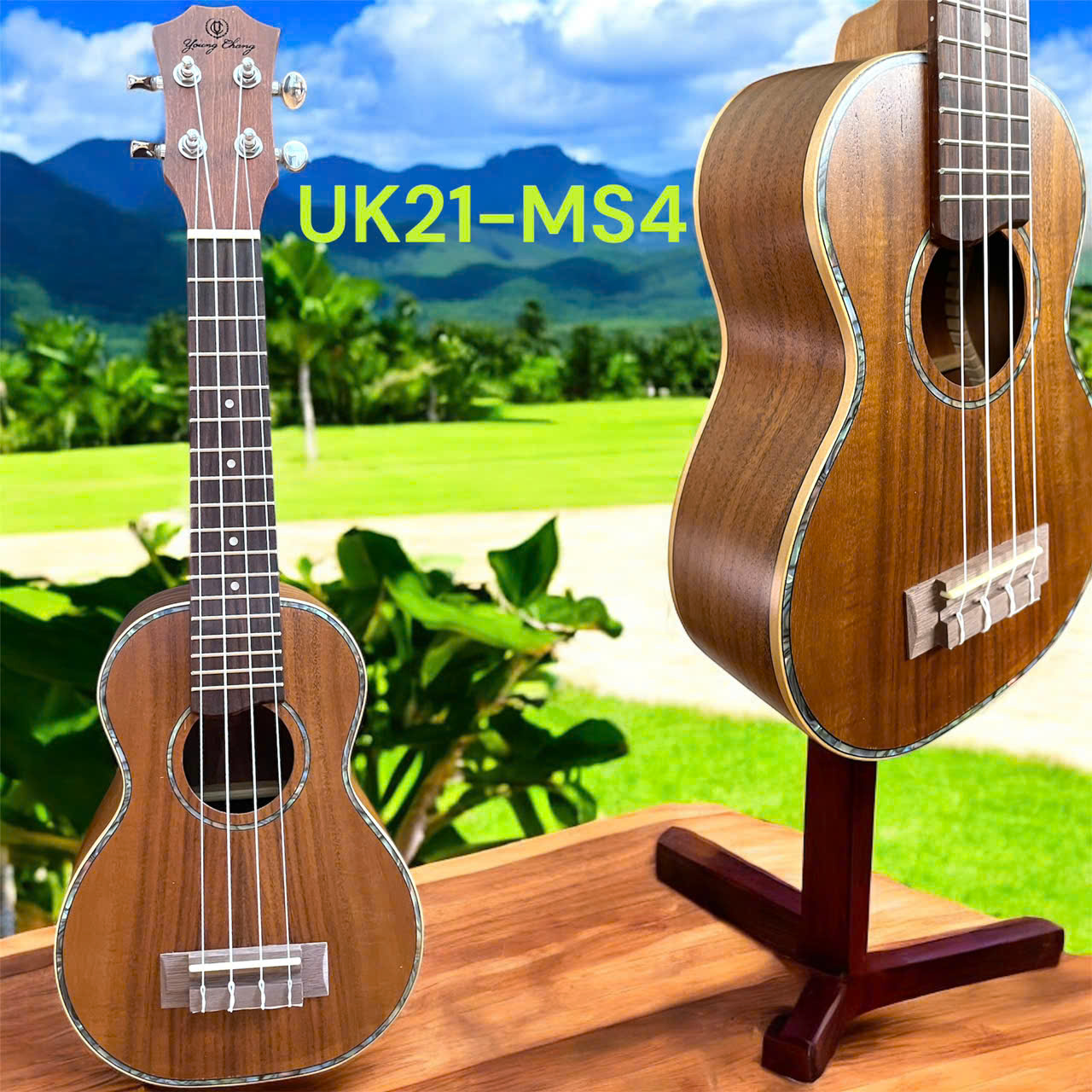 Đàn UKULELE SOPRANO 21’ CAO CẤP Tặng kèm pick,GT