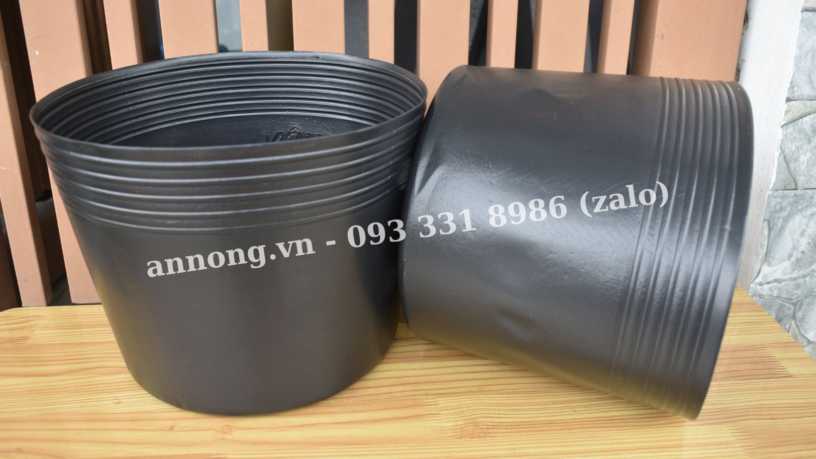 Combo 10 Chậu Nhựa Trồng Cây C8 -> C16 Đen - Đỏ