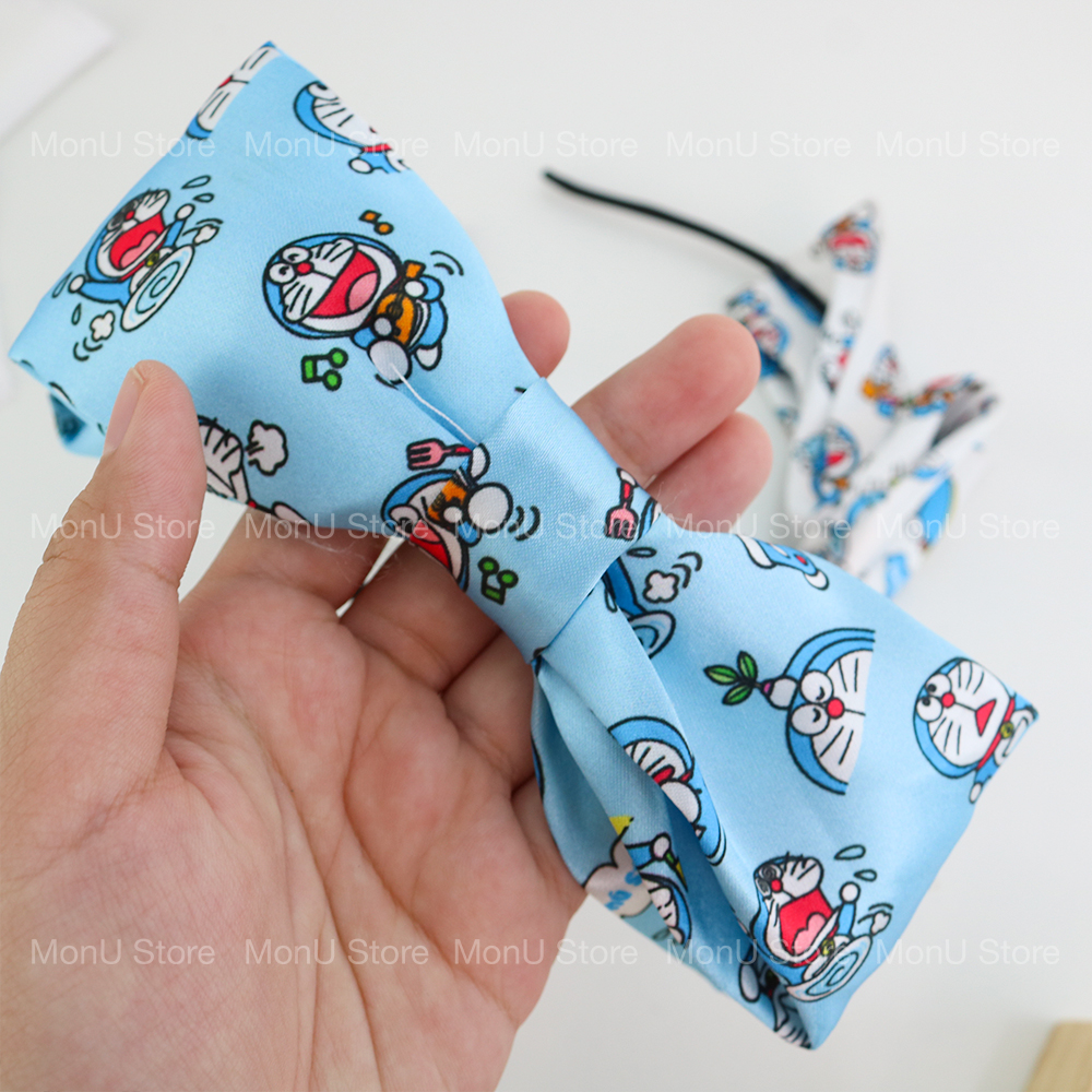 Cài tóc nơ vải lụa DORAEMON DOREMON dễ thương cute MON0214